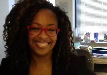 Dr. McGee in her office