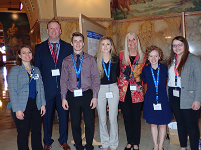 Students and mentors at Undergraduate Research Day